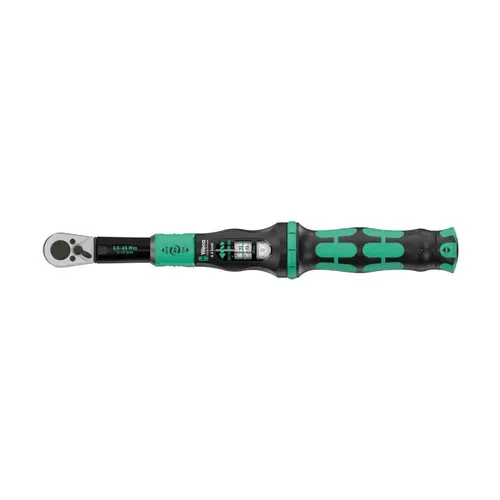 Cheie dinamometrica reglabila cu clichet reversibil Wera Click-Torque Lock A 6 actionare in sensul acelor de ceasornic 1/4inch hexagonala 2.5 - 25 Nm