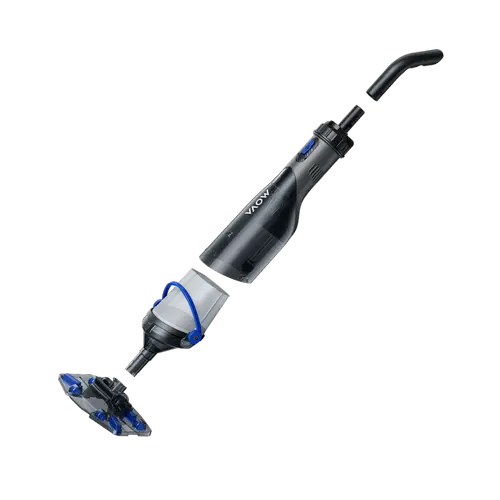 Aspirator vertical de pisina MOVA V10 Handler PCT403T, 4200 LPH, Autonomie 60 minute, Maner 3m, Recipient gunoi 1.8L, IPX8 (Gri)