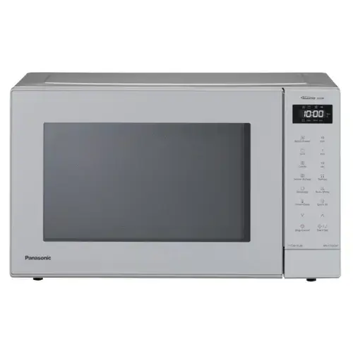 Cuptor cu microunde inverter cu grill Panasonic NN-GT66QMEPG, 31 l, 23 programe automate, 1000 W, senzor incalzire (Argintiu)