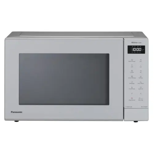 Cuptor cu microunde inverter cu grill Panasonic NN-GT66QMEPG, 31 l, 23 programe automate, 1000 W, senzor incalzire (Argintiu)