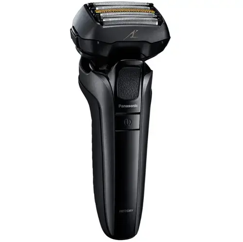 Aparat de ras electric cu 5 lame Panasonic ES-LV6U-K803, cap flexibil 20D, senzor de bărbierit, trimmer retractabil (Negru)