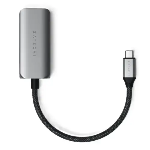 Adaptor  Satechi ST-AC8KHM, USB-C la HDMI 2.1, 8K (Gri)