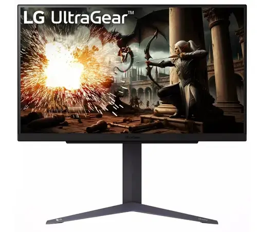 Monitor Gaming IPS LED LG 27inch 27GS75Q-B, QHD (2560 x 1440), HDMI, DisplayPort, Pivot, 180 Hz, 1 ms (Negru)