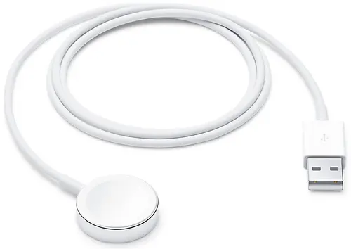 Incarcator magnetic Apple mx2e2zm/a pentru Apple Watch, 1m (Alb)