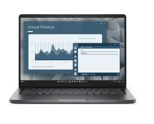 Laptop Dell Pro 14 PC14255 (Procesor AMD Ryzen 5 220 (16M Cache, up to 4.9 GHz), 14inch FHD+, 16GB DDR5, 512GB SSD, AMD Radeon 740M, Windows 11 Pro, Negru/Gri)