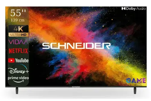 Televizor LED Schneider 139 cm (55inch) LED55‑SC691K, Ultra HD 4K, Smart TV, WiFi