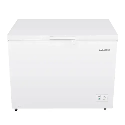 Lada frigorifica Albatros LA320IME, 287 L, Clasa E, Convertibil frigider/congelator, Fast Freeze, Rotile pentru deplasare, H 85 cm (Alb)