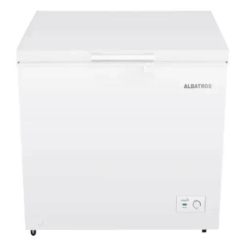Lada frigorifica 2in1 Albatros LA230IME, 198 L, Clasa E, Convertibil frigider/congelator, Interior aluminiu, Fast Freeze (Alb)