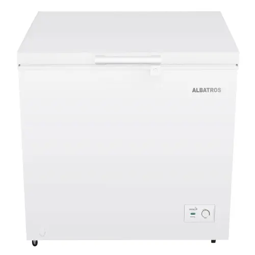 Lada frigorifica 2in1 Albatros LA230IME, 198 L, Clasa E, Convertibil frigider/congelator, Interior aluminiu, Fast Freeze (Alb)