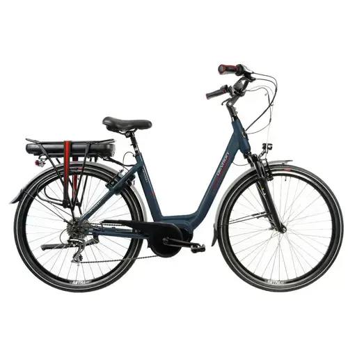 Bicicleta electrica Devron 28414, 28 Inch, 460mm (Albastru)