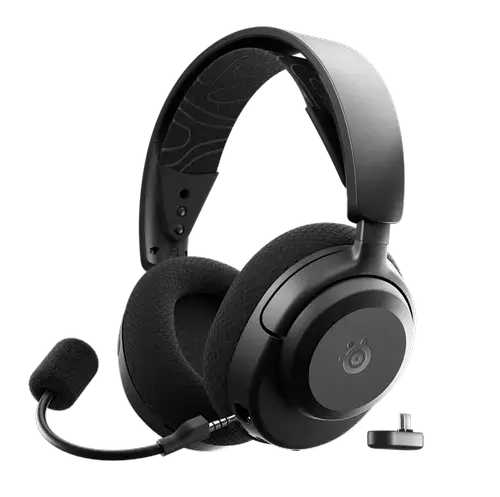 Casti Gaming Steelseries Arctis Nova 3 WL, Wireless 2.4Ghz, Bluetooth, USB-C, PC (Negru)