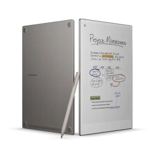 Tableta ePaper reMarkable Paper Pro, Display Canvas Color 11.8inch, Procesor Cortex-A53 1.8GHz Quad-Core, 2GB RAM, 64GB Flash, Wi-Fi (Argintiu)