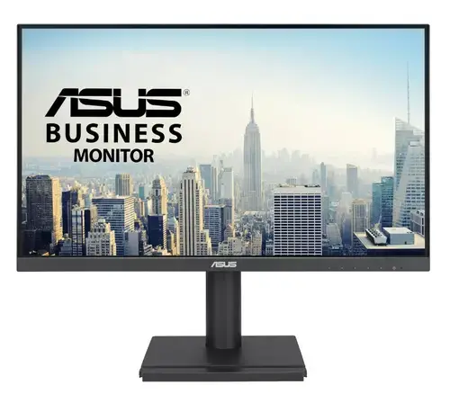 Monitor IPS LED ASUS 23.8inch VA24DQFS, Full HD (1920 x 1080), VGA, HDMI, DisplayPort, Boxe, Pivot, 100 Hz, 1 ms (Negru)