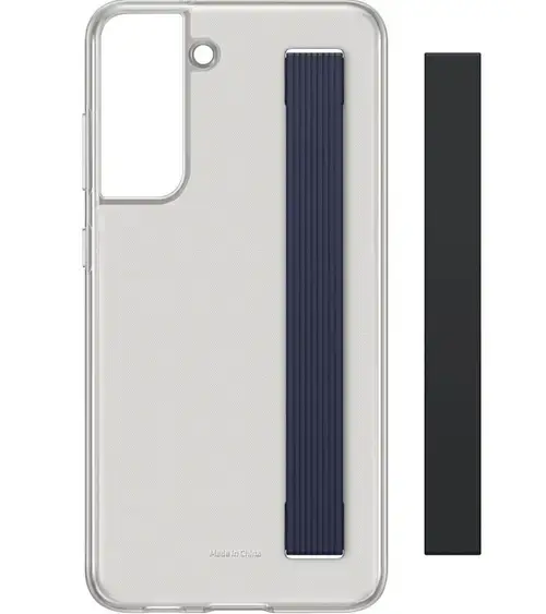 Husa Protectie Spate Samsung EF-XG990CBEGWW pentru Samsung Galaxy S21 FE (Gri)