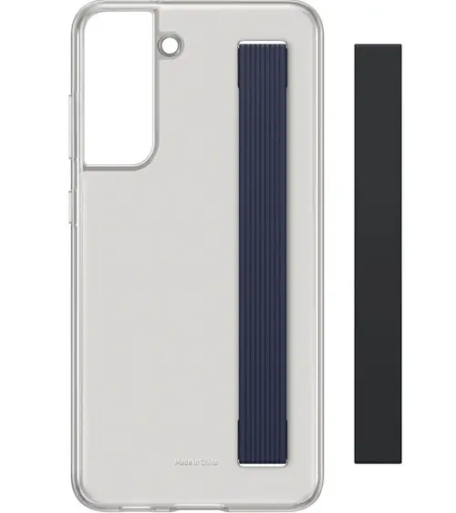 Husa Protectie Spate Samsung EF-XG990CBEGWW pentru Samsung Galaxy S21 FE (Gri)