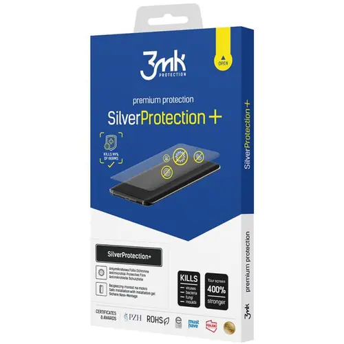 Folie de protectie 3MK Antimicrobiana Silver Protection  pentru iPhone 11 (Transparent)