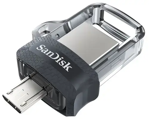 Stick USB Sandisk Ultra Dual Drive, 256GB, USB 3.0 (Gri)