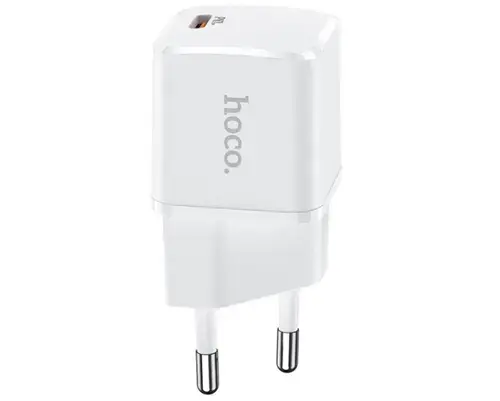 Incarcator Retea HOCO N10, 20 W, 3 A, USB-C (Alb)