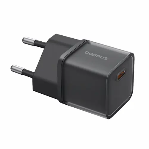 Incarcator Retea Baseus GaN5S, 20 W, 3 A, USB-C (Negru)