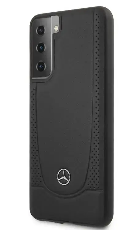 Protectie Spate Mercedes-Benz Urban pentru Samsung Galaxy S21 Plus 5G (Negru)