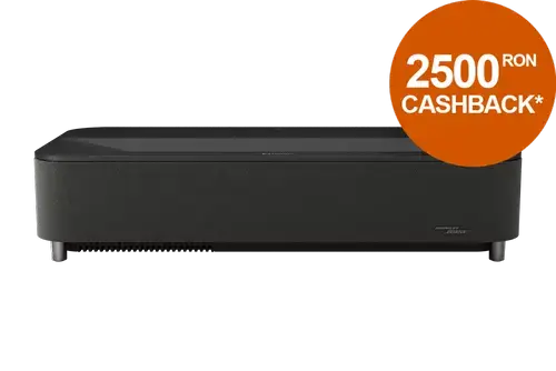 Videoproiector Epson Lifestudio Grand Plus EH-LS970B, 4K, 4000 lumeni, Sound by Bose, Google TV, Ultra-Short-Throw (Negru)
