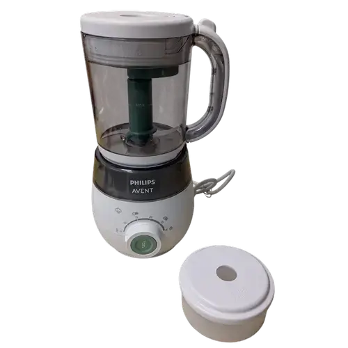 Aparat 4 in1 pentru prepararea hranei bebelusilor Philips Avent SCF885/01, 1 l, 400 W (Alb/Gri)