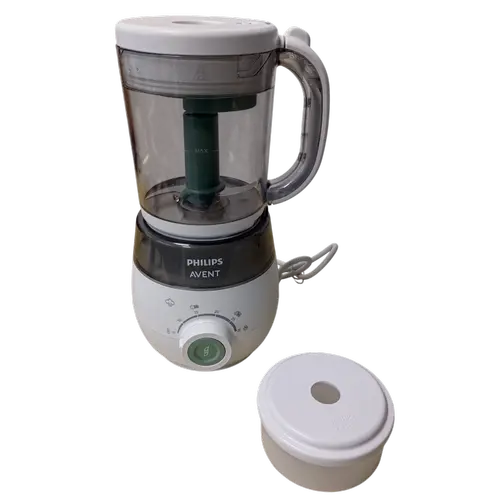 Aparat 4 in1 pentru prepararea hranei bebelusilor Philips Avent SCF885/01, 1 l, 400 W (Alb/Gri)