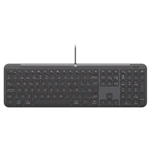 Tastatura Logitech Signature Slim Wired K620, USB, multimedia (Gri)