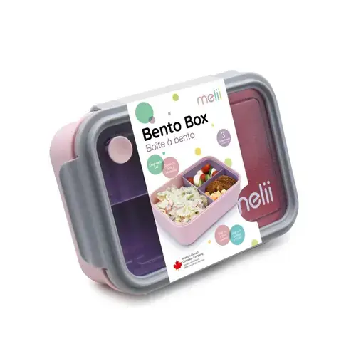 Cutie Pranz Melii Bento 1250ml, Detasabila, Roz/Mov