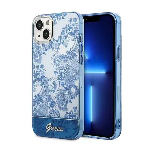 Husa de protectie Guess pentru iPhone 14 Plus,  TPU/PC, Albastru