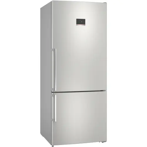 Combina frigorifica Bosch KGN76XIEP, 526 L, No Frost, Display TouchControl, Super Cooling, H 186 cm, Clasa E (Inox)