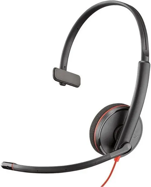 Casca Call Center Poly Blackwire C3210, USB, Monoaural, bulk (Negru)