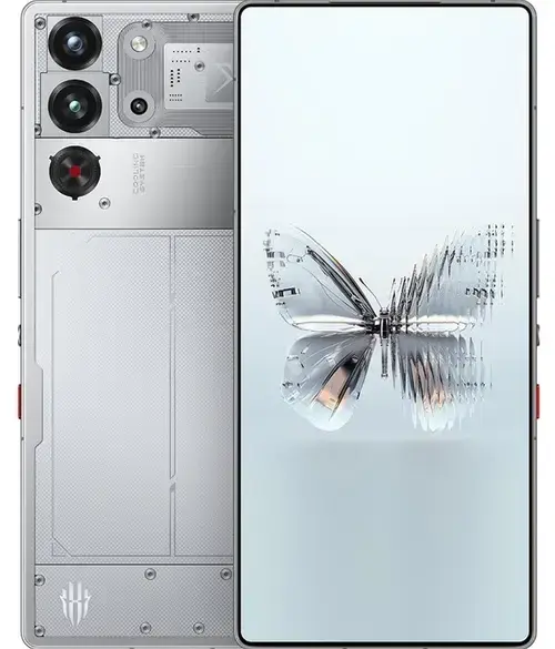 Telefon Mobil ZTE nubia Red Magic 10 Pro, Procesor Qualcomm SM8750-AB Snapdragon 8 Elite Octa-Core, AMOLED Capacitive Touchscreen 6.85inch, 16GB RAM, 512GB Flash, Camera Tripla 50+50+2MP, Wi-Fi, 5G, Dual Sim, Android (Argintiu/Transparent)