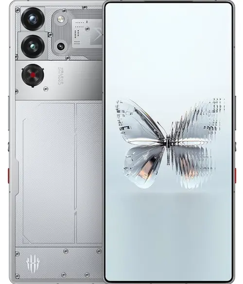Telefon Mobil ZTE nubia Red Magic 10 Pro, Procesor Qualcomm SM8750-AB Snapdragon 8 Elite Octa-Core, AMOLED Capacitive Touchscreen 6.85inch, 16GB RAM, 512GB Flash, Camera Tripla 50+50+2MP, Wi-Fi, 5G, Dual Sim, Android (Argintiu/Transparent)