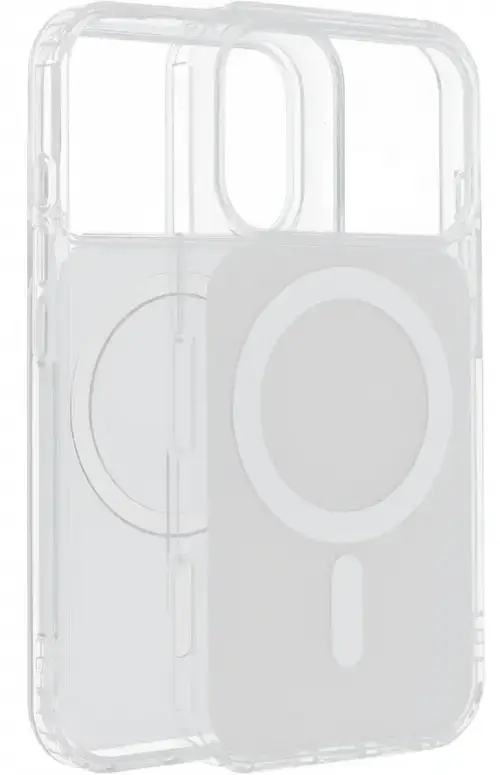 Husa MagSafe pentru Apple iPhone 17e / 16e, OEM, Clear Fusion Mag Cover, Alba