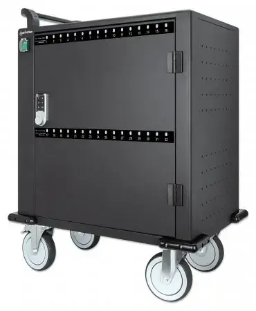 Statie de incarcare Manhattan 716000, 576 W, USB-C PD, 18W/port, 32 Slot-uri (Negru)