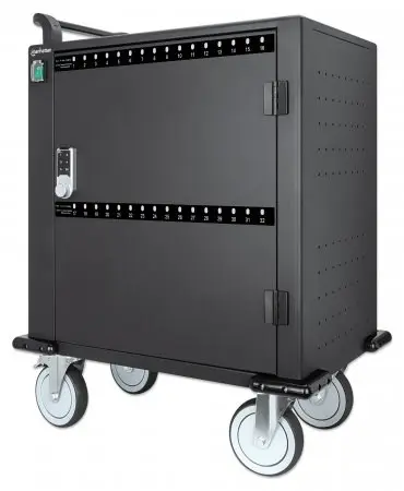 Statie de incarcare Manhattan 716000, 576 W, USB-C PD, 18W/port, 32 Slot-uri (Negru)