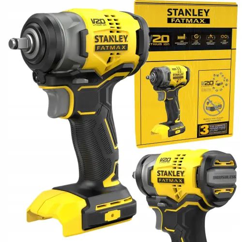 Mașină de insurubat (cheie) cu impact Stanley SFMCF910B-XJ, 18V V20, 223 Nm, 0.9 Kg, LED, fara baterie si incarcator