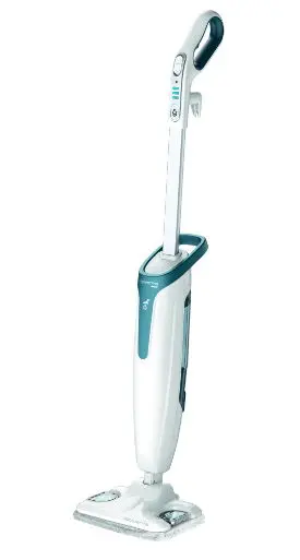 Mop cu abur Rowenta RY6597WH Steam Power, 1200W, 0.6L, filtru anticalcar, 3 setari ale aburului (Alb)