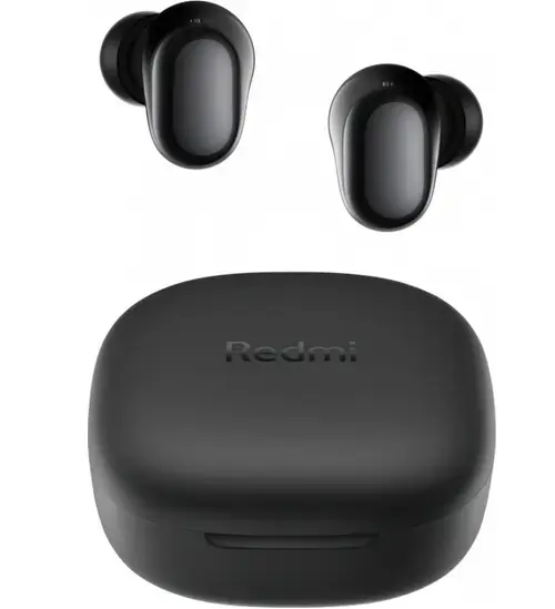 Casti True Wireless Xiaomi Redmi Buds 6 Play, Bluetooth 5.4, IPX4, Reducerea zgomotului la apeluri cu algoritm AI, Google Fast Pair (Negru)