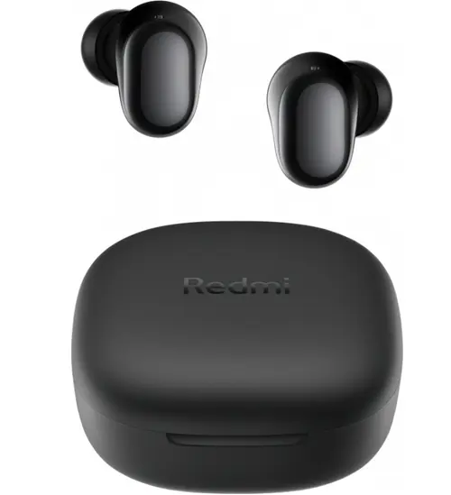 Casti True Wireless Xiaomi Redmi Buds 6 Play, Bluetooth 5.4, IPX4, Reducerea zgomotului la apeluri cu algoritm AI, Google Fast Pair (Negru)