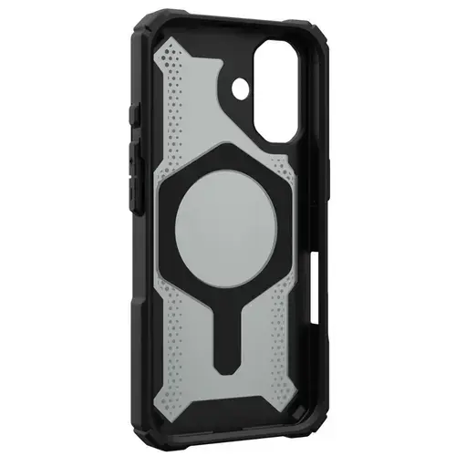 Husa Plasma XTE MagSafe UAG pentru iPhone 16, Negru/Portocaliu