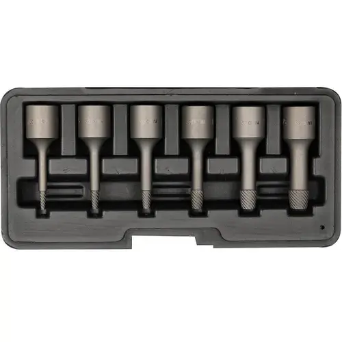 Set extractoare suruburi rupte YATO YT-0623, 6 buc, 3/8inch, otel