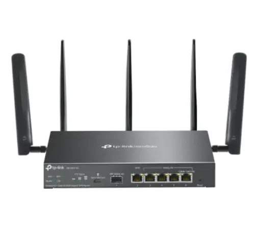 Router Wireless TP-Link Omada ER706W-4G, 4x LAN, Dual-Band, Wifi 6 (Negru)