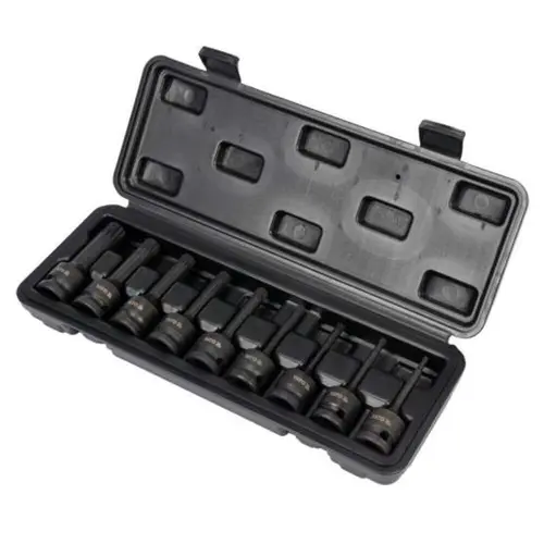 Set biti de impact Yato YT-10691, Spline 1/2, 9 piese