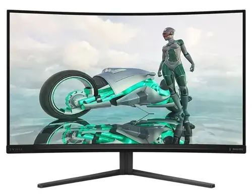 Monitor Gaming LCD VA LED Philips 31.5inch 32M2C3500L/00, QHD (2540 x 1440) HDMI, DisplayPort, Ecran curbat, 180 Hz, 1 ms (Negru)