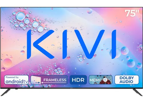 Televizor LED Kivi 190 cm (75inch) 75U760QB, Ultra HD 4K, Smart TV, WiFi