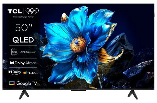Televizor QLED TCL 127 cm (50inch) 50P71K, Ultra HD 4K, Smart TV, WiFi, CI