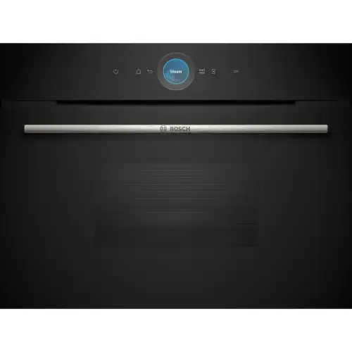 Cuptor electric incorporabil Bosch CDG714XB1 Serie 8, 38 l , 4 functii de abur, Display tactil TFT, DishAssist, clasa energetica A+ (Negru)