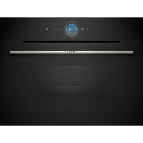 Cuptor electric incorporabil Bosch CDG714XB1 Serie 8, 38 l , 4 functii de abur, Display tactil TFT, DishAssist, clasa energetica A+ (Negru)